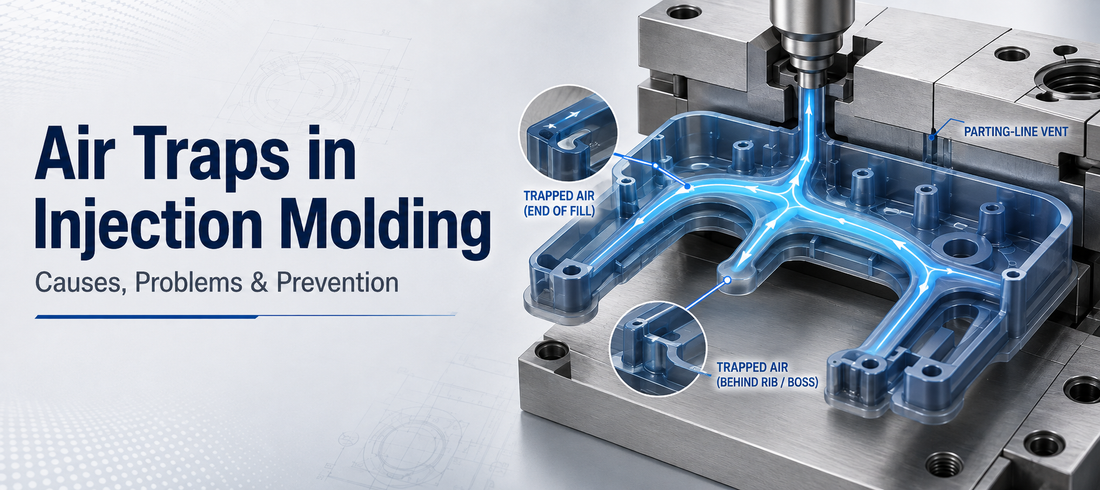 Air Traps in Injection Molding
